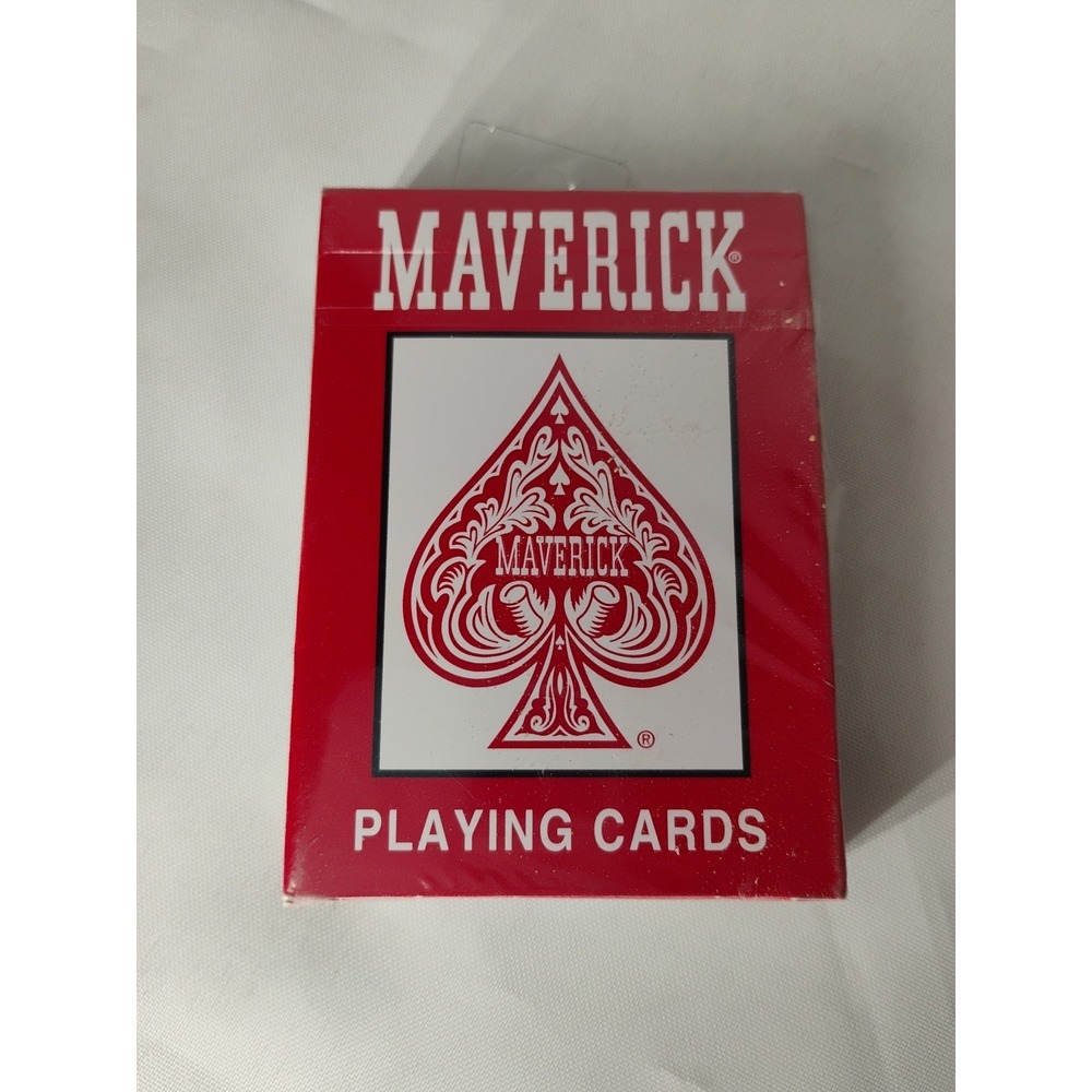NIP Maverick Poker Playing Cards No. 1205 Hoyle 2010 Box slightly damage see pic